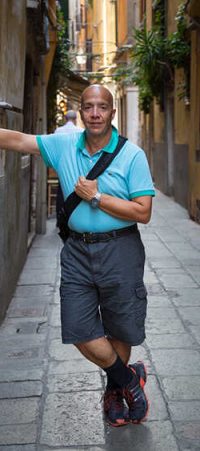 Photograph of Jaime Romero in Venice, Italy - Some Trips Album