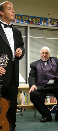 Photograph of Jaime Romero - Trio Bachue (Colombia) - Alberto Morelli (Argentina/Houston) Album
