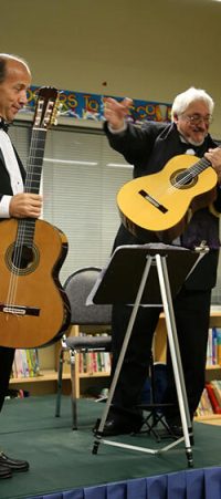 Photograph of Jaime Romero - Trio Bachue (Colombia) - Alberto Morelli (Argentina/Houston) Album